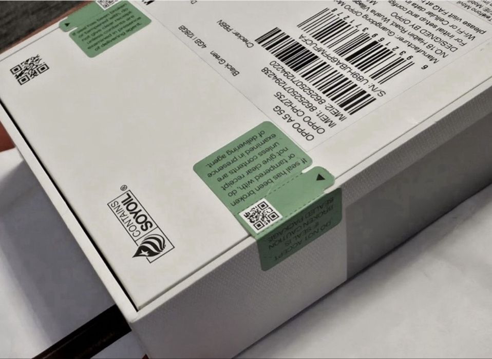 ЗАПЕЧАТАН 128GB Oppo A5 5G А1 Гаранция 2027 Black Green / Черен /Зелен