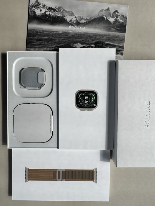 Apple Watch Ultra 3 Titanium 49mm Cellular | Baterie 98% | Garanție eMAG 1 An | Full Box