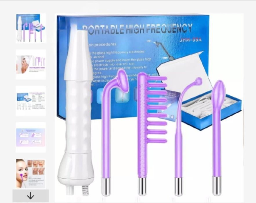 Electroderm profesional portabil cu lumina mov și funcție de reglare