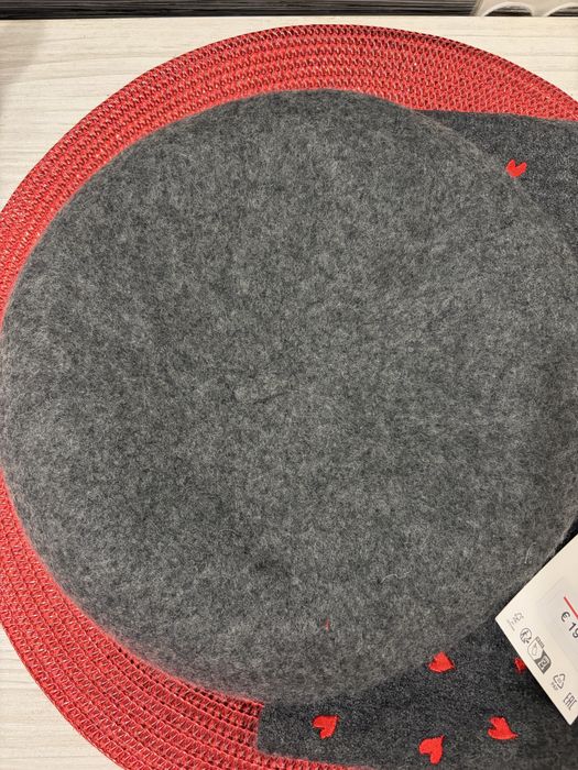 Set basca 100% lână + fular Zara- noi