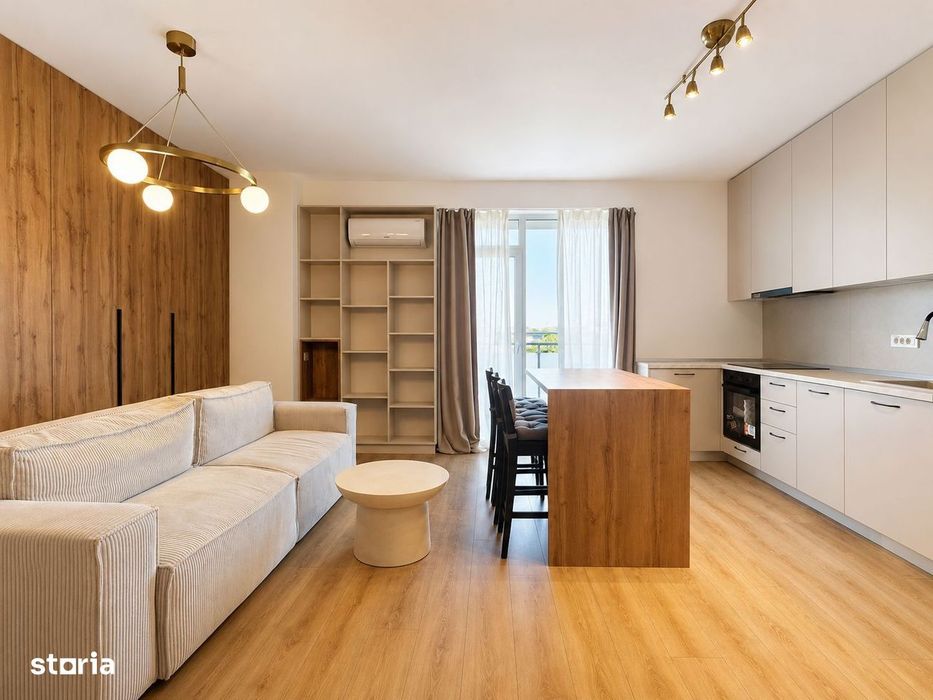 Apartament modern cu 2 camere, 53,37 mp + balcon, etaj 3 — fotografia 3
