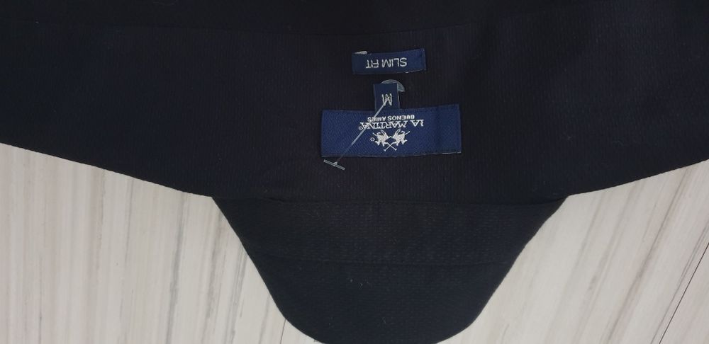 La Martina Cotton Slim Fit Mens Size M ОРИГИНАЛ! Мъжка  Риза!