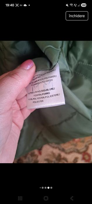 Jachetă damă  de primăvară,  Verde( 4XL)