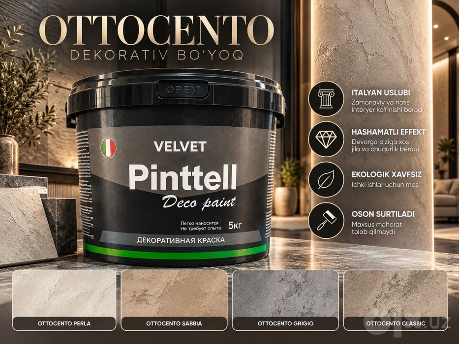 Pintell Ottocento dekorativ boyoq 5kg