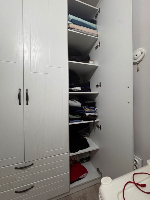 Двуспальная кровать+шкаф