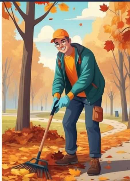 Sadovnik, uborka teritori