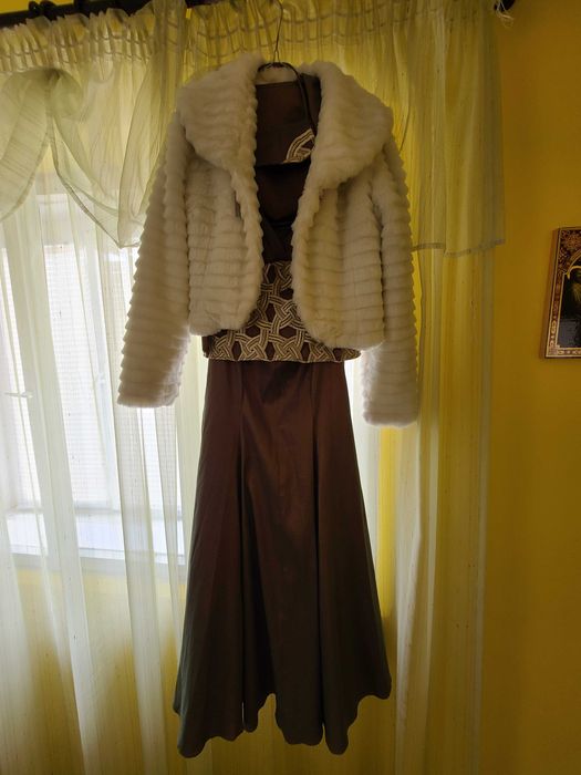 Rochie seara+haina de blana