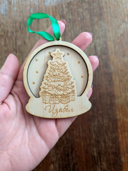 Коледна играчка с име, коледни играчки, коледни топки, коледна топка