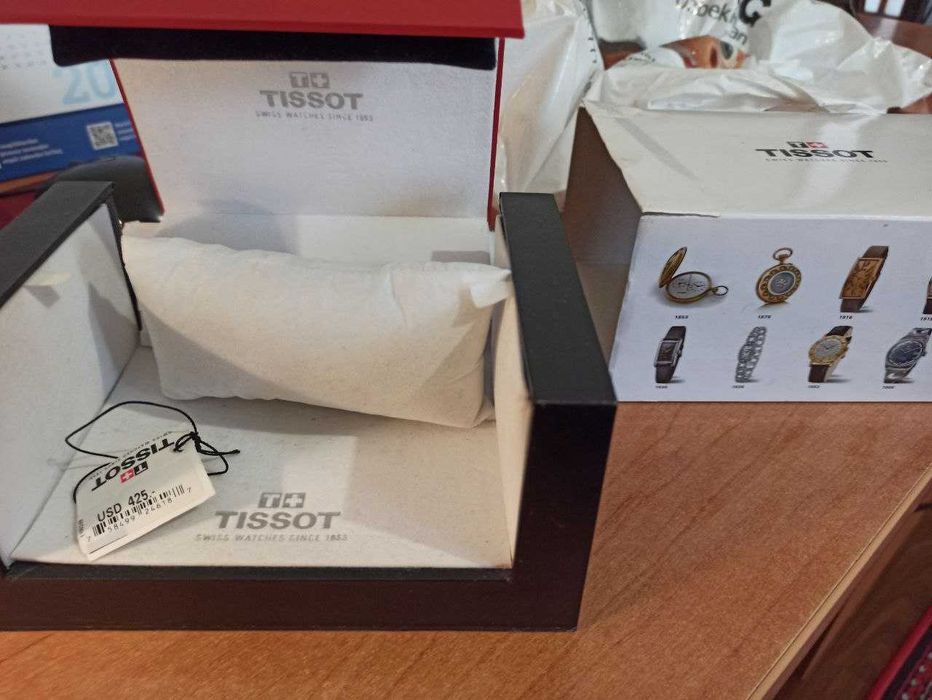 Оригинальные, Мужские швейцарские кварцевые часы TISSOT