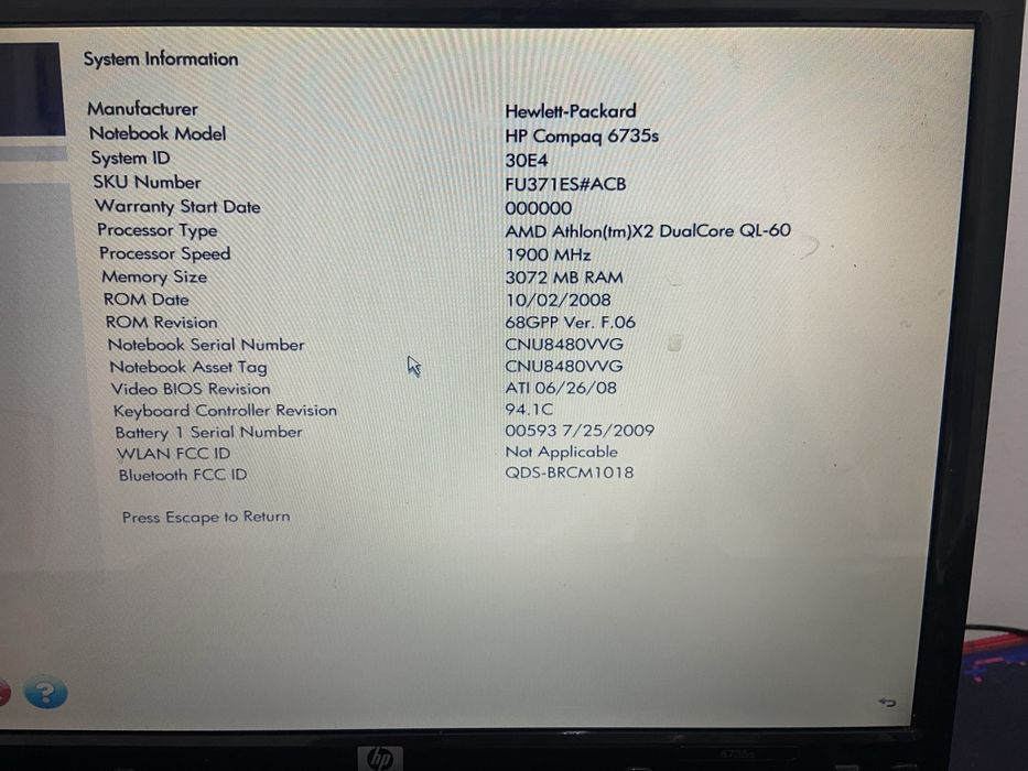 Продам ноутбук hp либо обмен