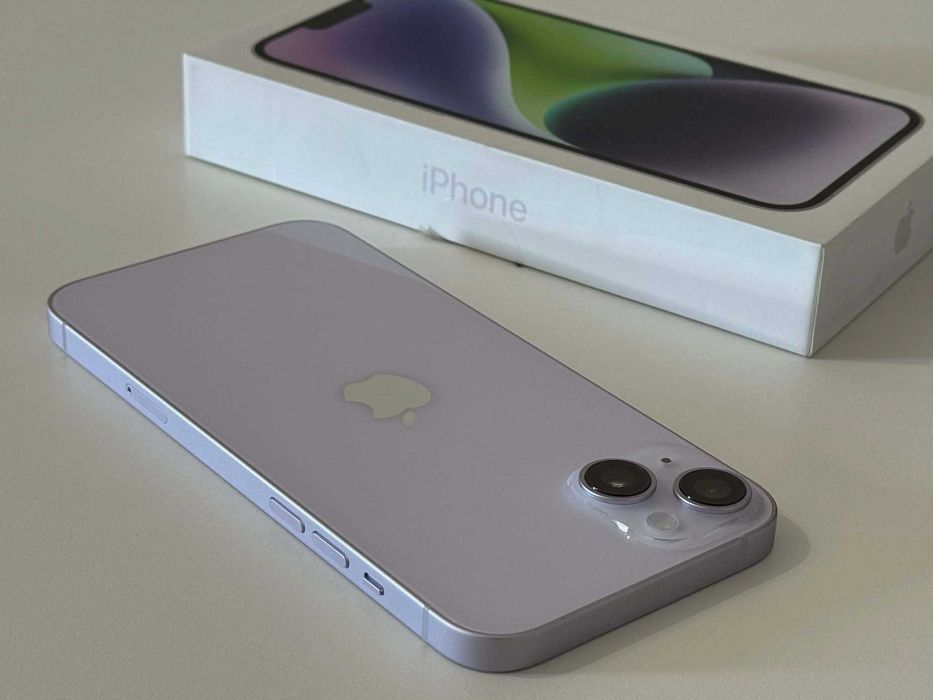 Бартер! НОВ! 100% Батерия! iPhone 14 Plus Purple (Лилав)