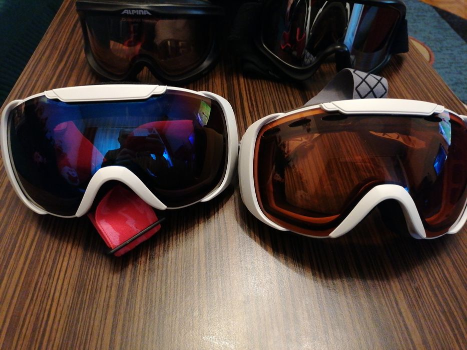 Cască schi și ochelari schi