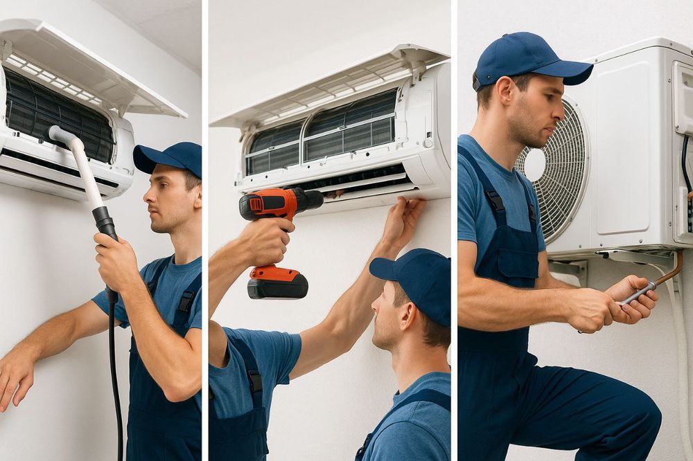Обслуживание кондиционера ремонт установка