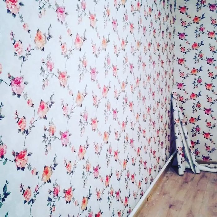 Побелка, поклейка