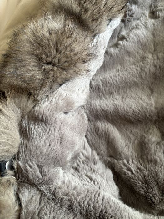 Парка с натуральным мехом