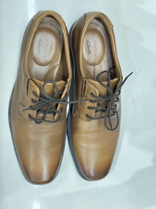 Туфли кожаные коричневые