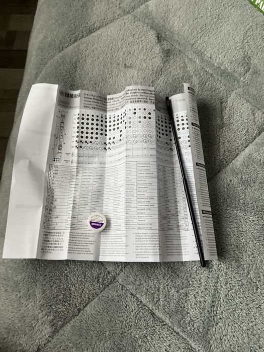 Барокова Блок флейта -алтова Yamaha YRA 324B -