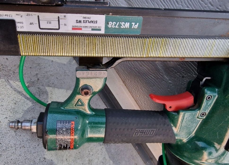 Clește pneumatic de capsat capse Ondulate Omer PLWS.738 Profi