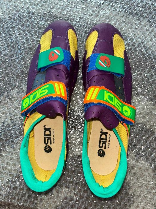 Pantofi "retro" pentru ciclism, noi, marime 45
