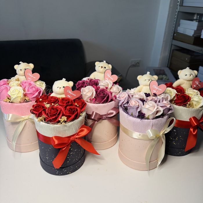 Букет от сапунени рози / сапунени рози