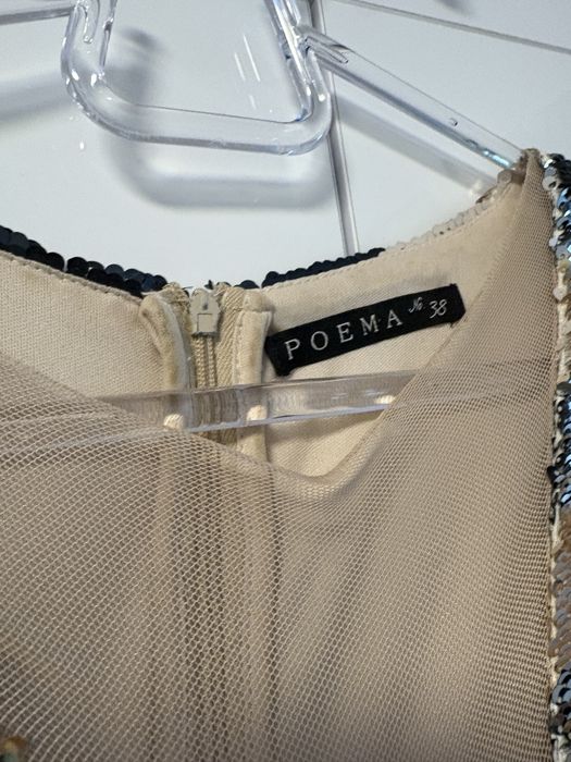 Rochie  Poema cu paiete mate/lucioase