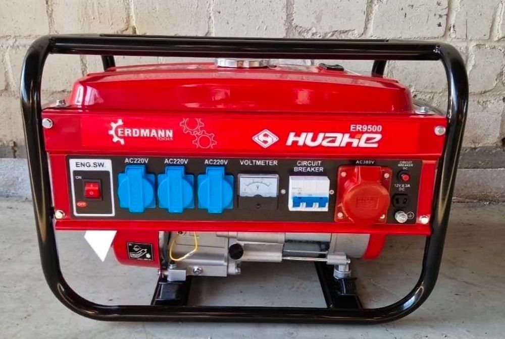 Generator Erdmann ER9500 – 3.5 kW, Benzina, Monofazat si Trifazat ,Nou