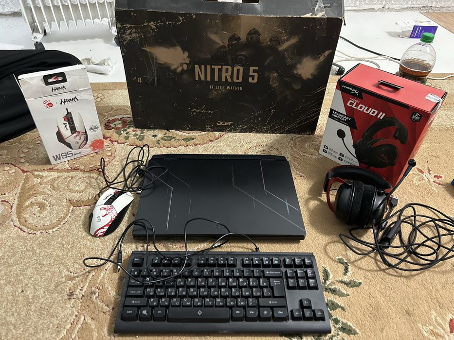 Ноутбук Nitro 5 AN515-46-R7XU Obsidian Black