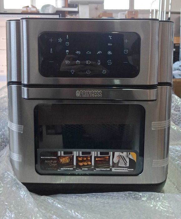 Friteuza cuptor fara ulei Princess, 10L, 10 programe, touch control