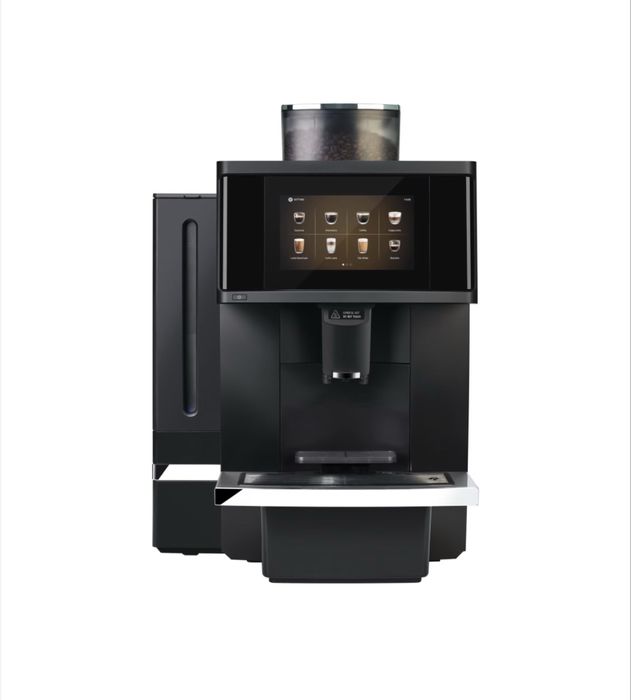 Espressor automat Kaffit K96L cu sistem one-touch cappuccino, touchscreen si telemtrie integrata, Negru