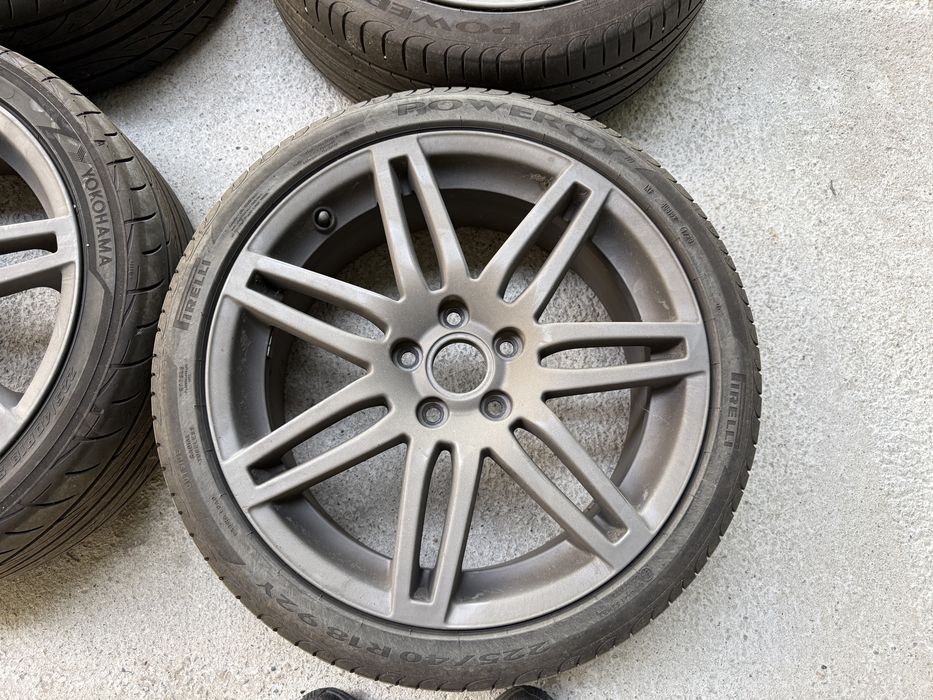 Jante Audi LeMans 5x112 R18 originale A3 8P + cauciucuri 225/40/18
