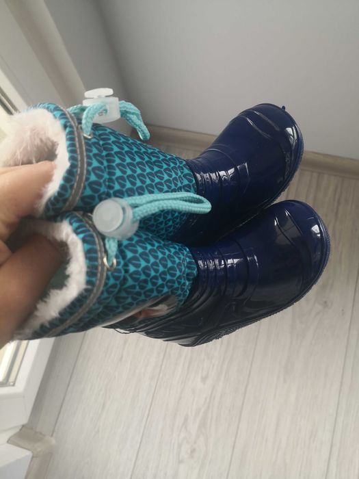 Гумени ботуши с подплата 20 номер