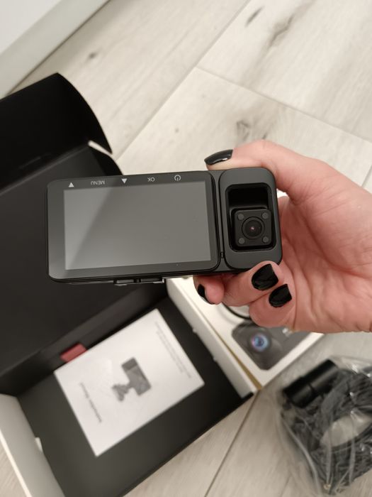 Camera auto 4K + cam spate 1080P DVR WIFI 5G, Viz nocturna, Senzor