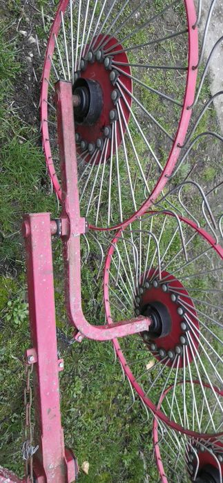 Disc și grebla tractor