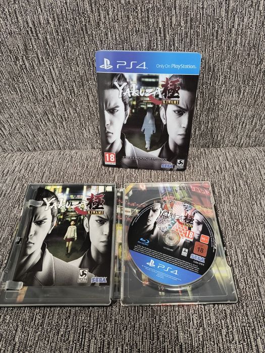 Yakuza 4 Kuro, Kiwami, Kiwami 2 Steelbook Edition PS3 PS4