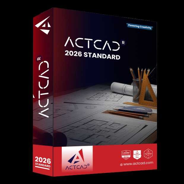 Software desen 2D - ActCAD 2026 Standard
