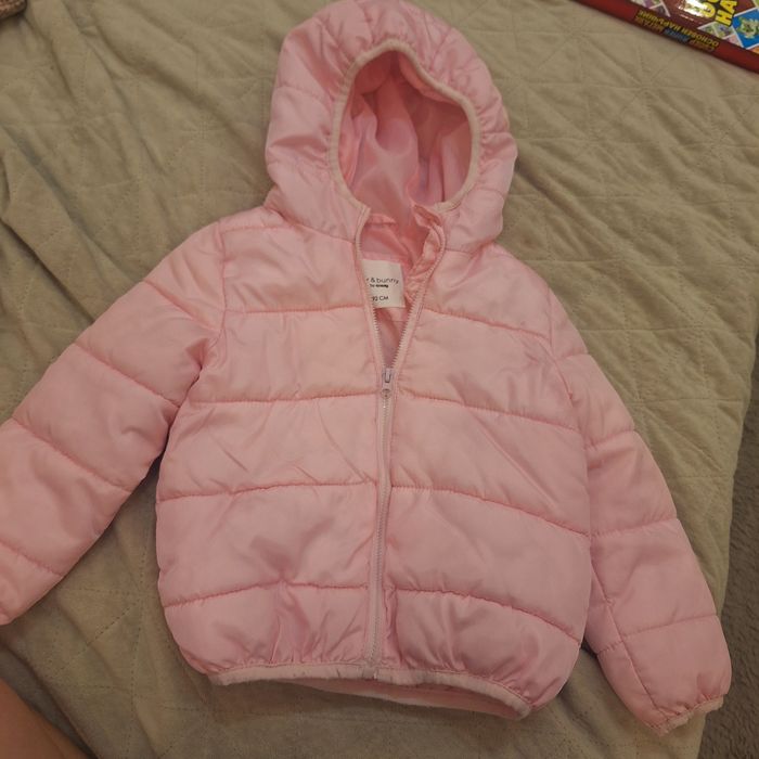 H&M комплект 92 размер блуза с клинче о боди с дълъг ръкав и яке