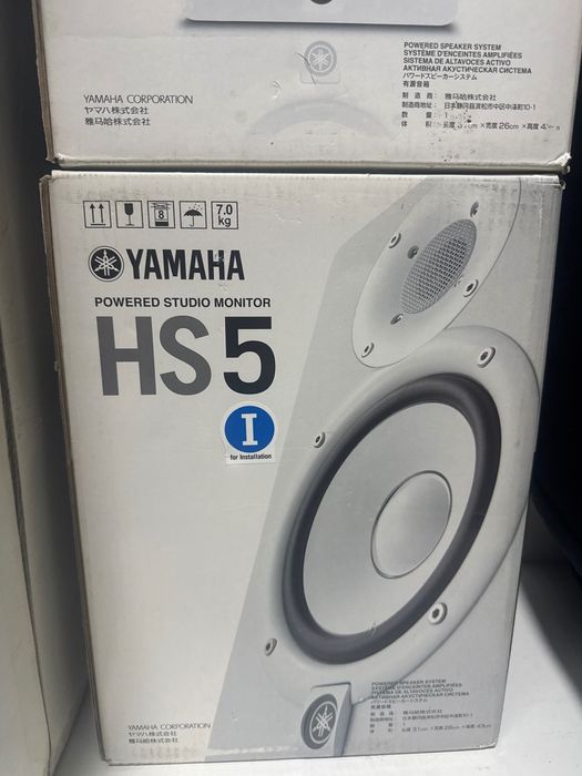 Yamaha hs 5 новые студийные колонки