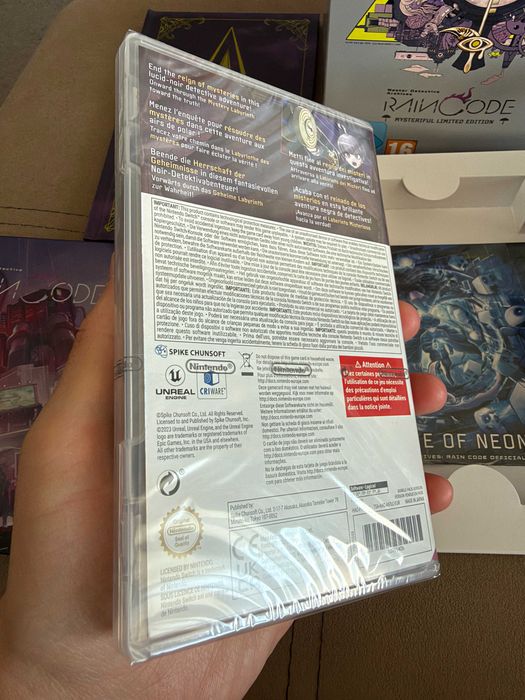 Master Detective Archives Rain Code Collectors Edition Nintendo Switch ново