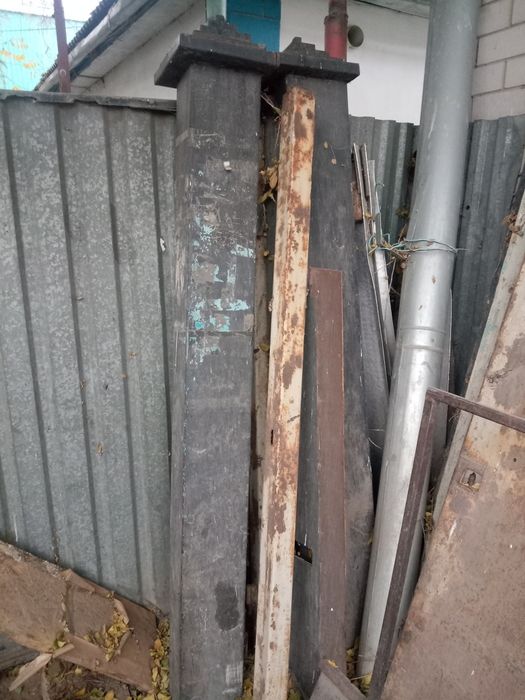 Ворота железные с калиткой