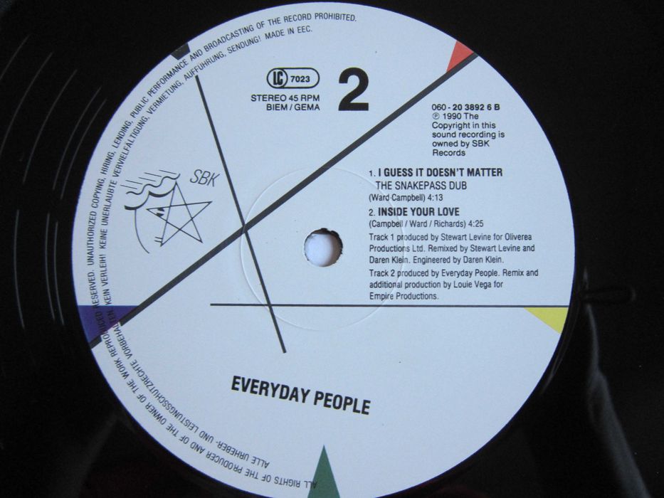 vinil Everyday People I Guess It Doesn't Matter-Funk Soul Rhythm&Blue