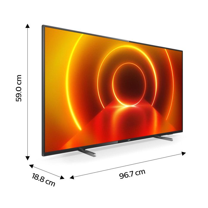 SmartTV Philips 43PUS7805/12 – 43” 4K UHD Smart TV cu Ambilight (3 laturi)
