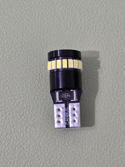 Becuri LED T10 W5W 6000K Canbus–300lm, 800% mai puternice, 6 buc