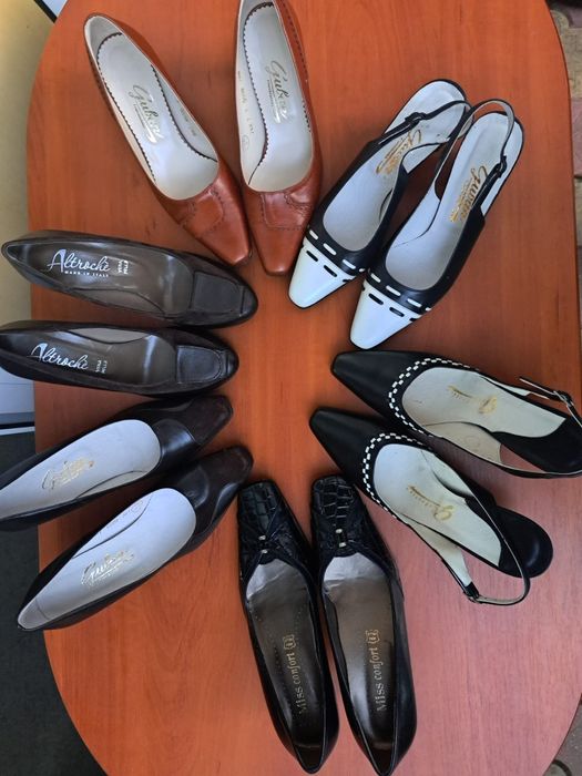 Pantofi damă din piele naturală