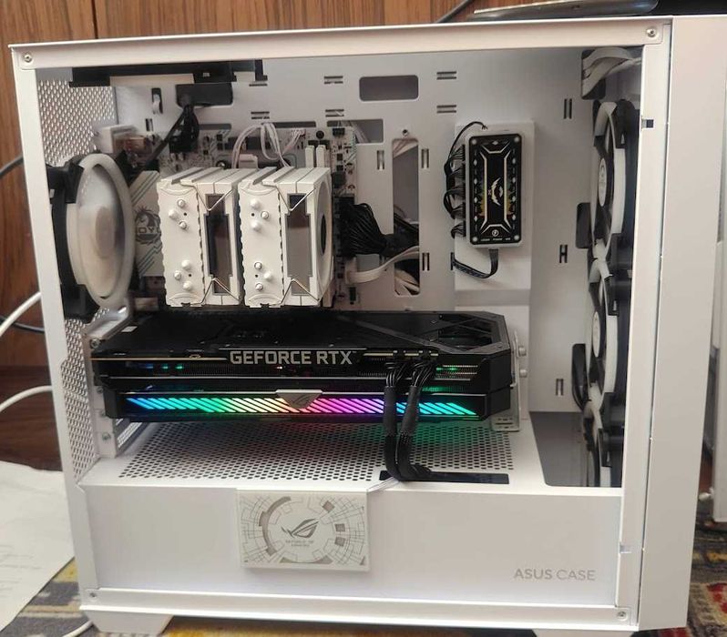 Геймърски компютър Ryzen 5700x, ASUS ROG Strix RTX3070, 32gb ddr4, 1tb nvme