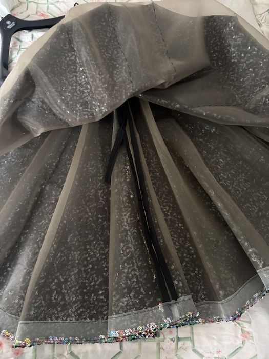 Rochie paiete multicolore facuta la comanda