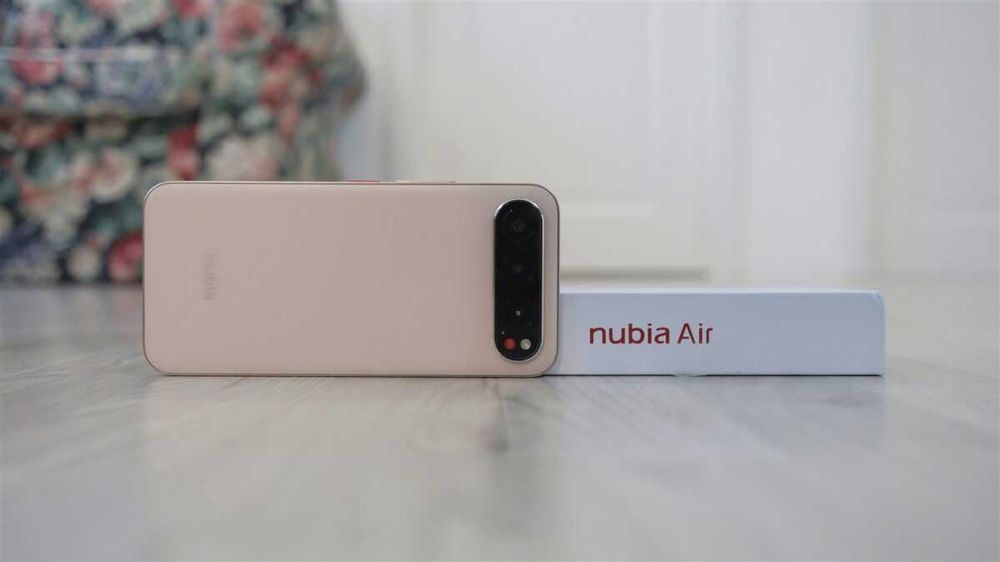 Telefon ZTE Nubia AIR, Dual SIM, 8GB, 256GB, 5G, Titanium Desert