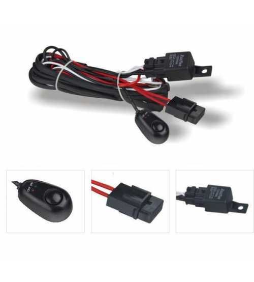 Led bar ATV + Prinderi bull bar + Cablaj, 288w, 52 cm, TRANSPORT 0