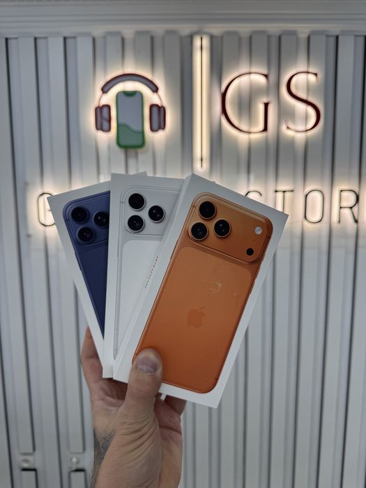 Iphone 17pro max(1tb)orange,silver,blue айфон 17 про макс Павлодар