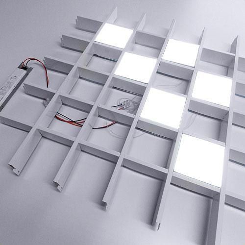 светильник лед panel 1200/600 metall Armstrong грильято реечный домино