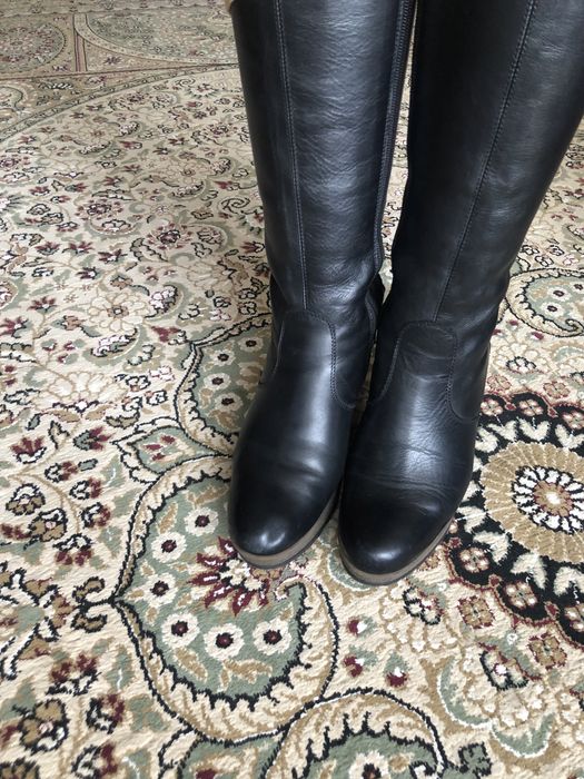 Сапоги кожанные натуралка еврозима